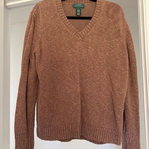 Ralph Lauren Tan Knit Sweater